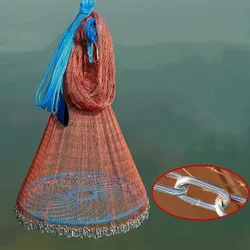 Lawaia Red Caña de Pesca Lanzamiento con Anillo Azul y Trenzado