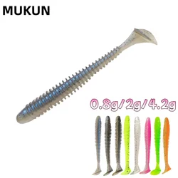 MUKUN Señuelo vinilo suave Shad anillo de impacto para jigging