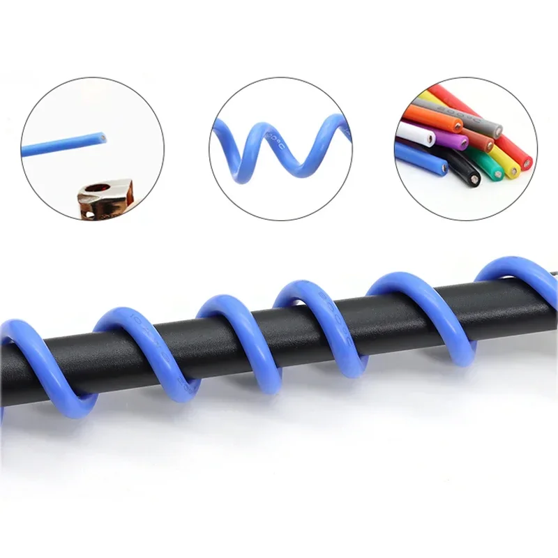 Flexible Silicone Wire In Roll 30/28/26/24/22/20/18/16AWG Silicone Rubber Insulated Tinned Copper Heat-resistant Cable 600V Kit - imagen 4