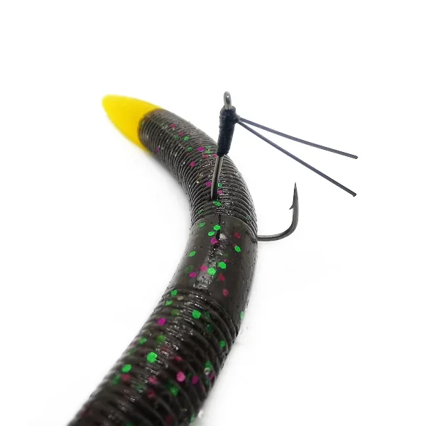 Ichikawa CT5, gancho loco de retención de hierba fina, anzuelo de lengüeta, gusano de fideos, Neko, juego de pesca sin plomo exclusivo - imagen 2