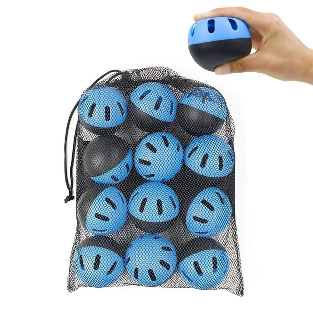Bolas de plástico para práctica de béisbol, 5 piezas, 74MM, agujero hueco, EVA, flujo de aire, auxiliares, ligeras, para exteriores - imagen 3