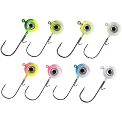 Anzuelo de pesca de plástico blando, señuelo de gusano Swimbait de ojo redondo, para agua salada, lubina, Pompano, Striper, halubut, 2/3 piezas