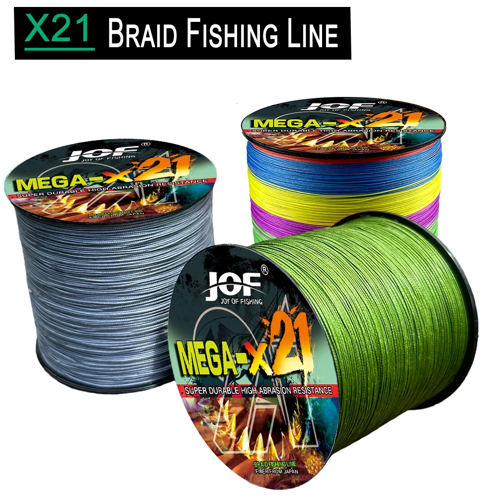 2025 nuevo X21 línea de pesca trenzada mejorada 12,3-95,5 KG súper fuerte 21 hebras multifilamento PE línea señuelo línea de alta resistencia 300m - imagen 2