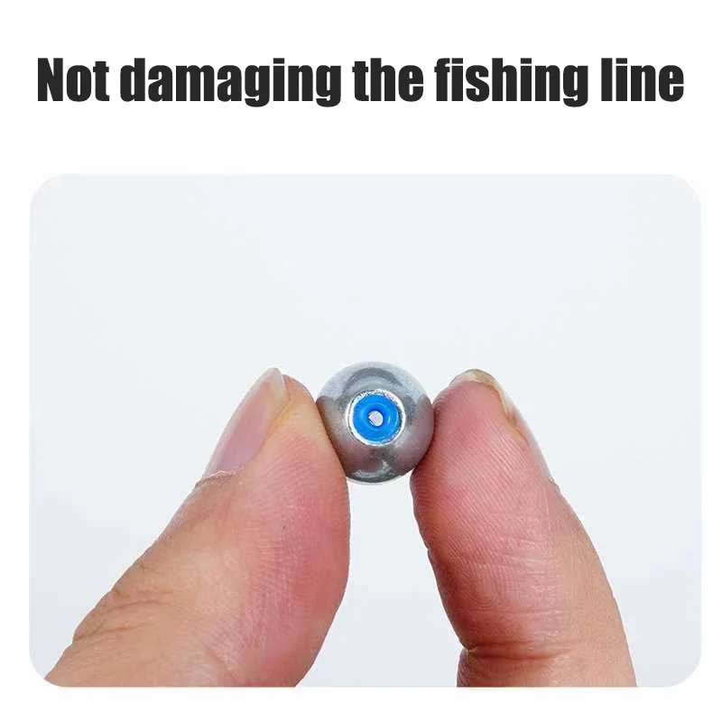 10 unids/lote de plomos de pesca de oliva huecos de aleación 3g/4g/5g/6g/7g/8g/9g/10g/12g/15g pesas de pesca de acero al carbono accesorios de pesca - imagen 2