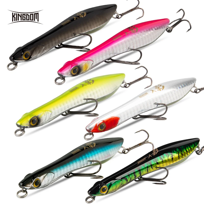 Kingdom Pencil Popper Snake Head – Señuelo para lubina y lucio - imagen 5