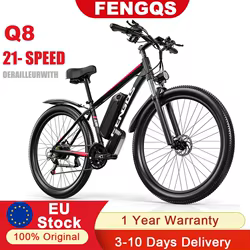 FENGQS Q8 Bicicleta Eléctrica Montaña – 1000W, 48V 17.5Ah, 27.5"