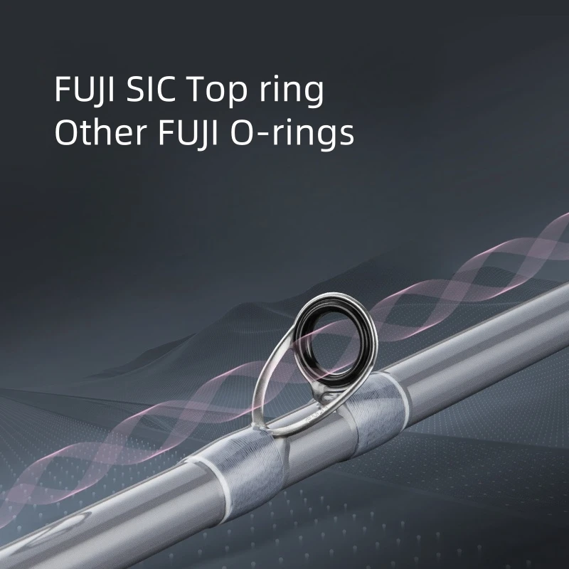 Caña acción lenta Ecooda SEXL – Anillos Fuji Sic y mango EVA - imagen 5
