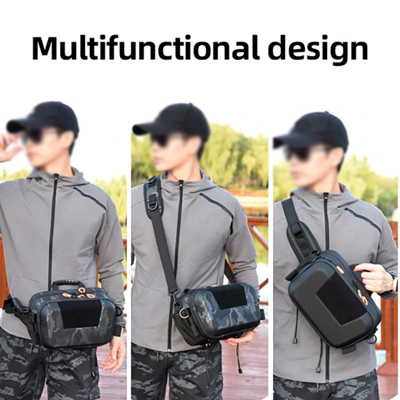 Bolsa de pecho de pesca, nueva bolsa de cintura multifuncional para señuelos, bolsa de un solo hombro para pesca al aire libre, bolsa cruzada de almacenamiento de aparejos de pesca - imagen 2