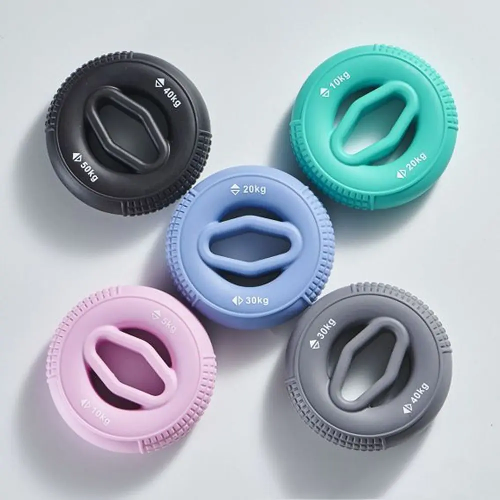 Pinzas exprimidoras de silicona suave, sin deformación, anillos flexibles para el antebrazo, ejercitador de mano, cómodas - imagen 3