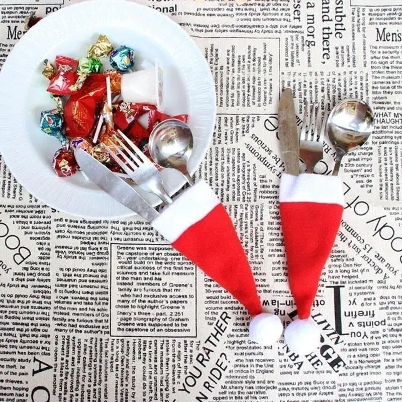 Fundas navideñas para botellas y sobres para cubiertos - imagen 4