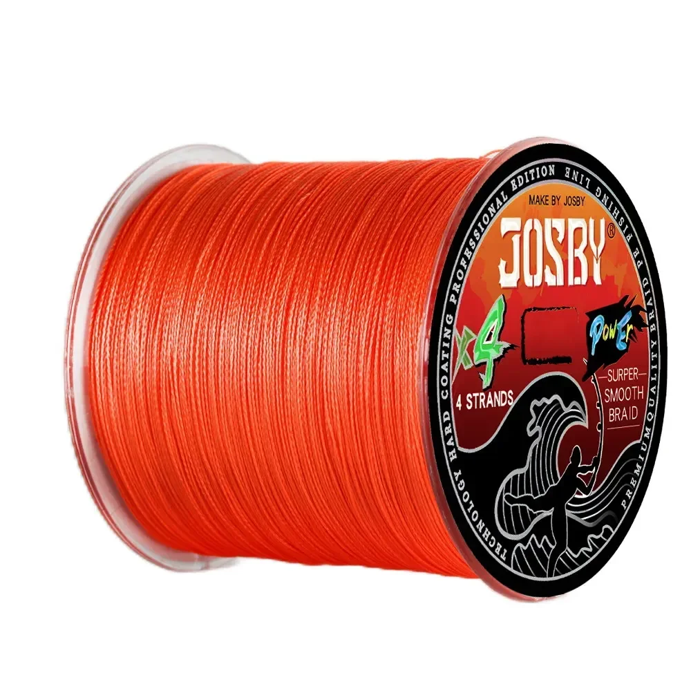 JOSBY-sedal de Pesca trenzado de PE, 4 hebras, 300M, multifilamento japonés de 8-80LB, alambre de carpa suave y duradero, Pesca de agua dulce y salada - imagen 3