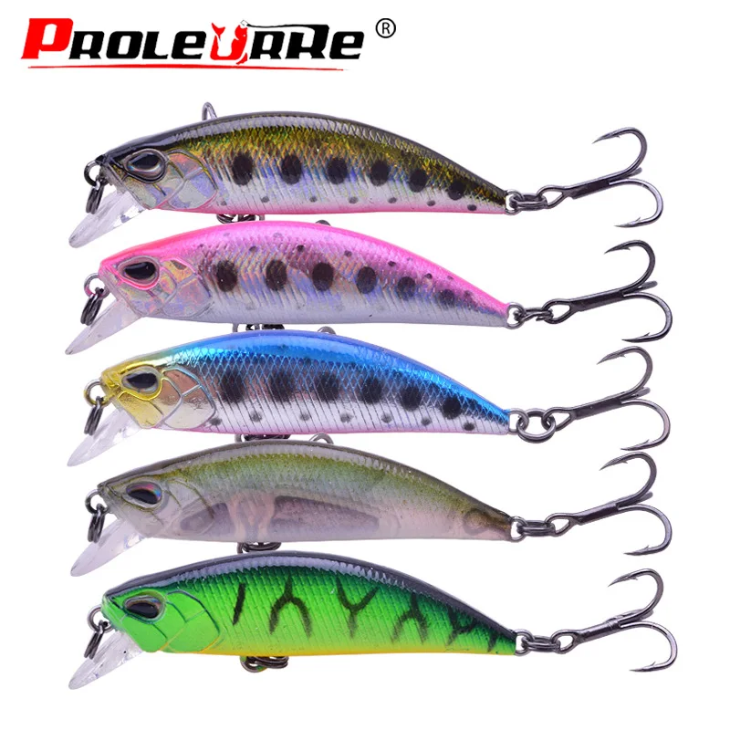 Proleurre-señuelo de Pesca Para pececillos, cebo duro de 55mm/5,8g, Souple Iscas artificiales Para Pesca, Wobblers Swimbait Peche