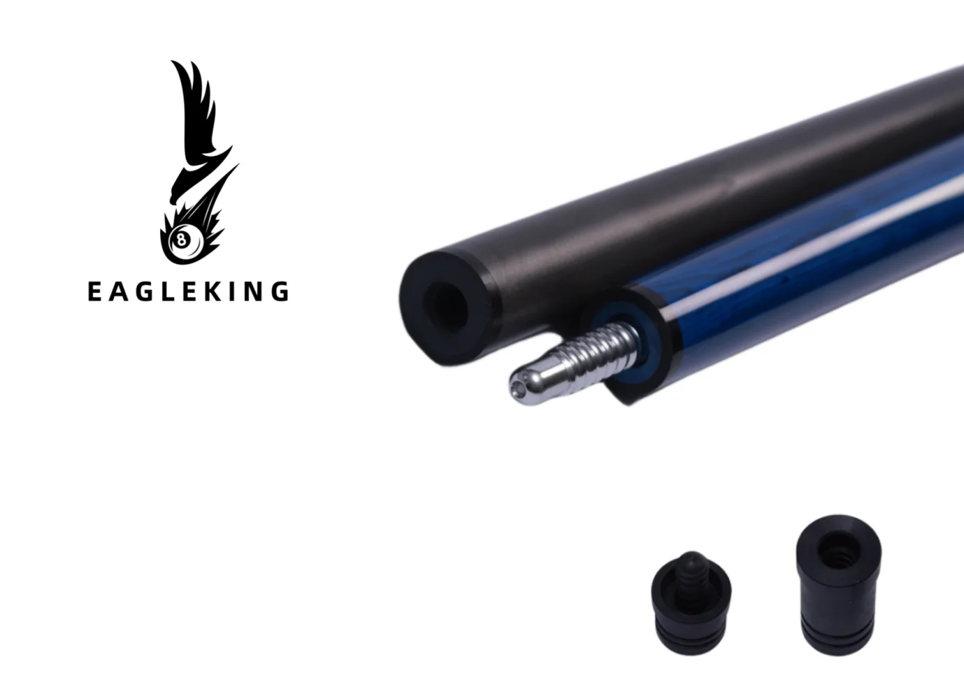 Taco de billar de fibra de carbono 1/2, taco dividido de 8 capas, tecnología de piel de cerdo, madera, tamaño de punta de 12,4mm, accesorios de billar - imagen 4