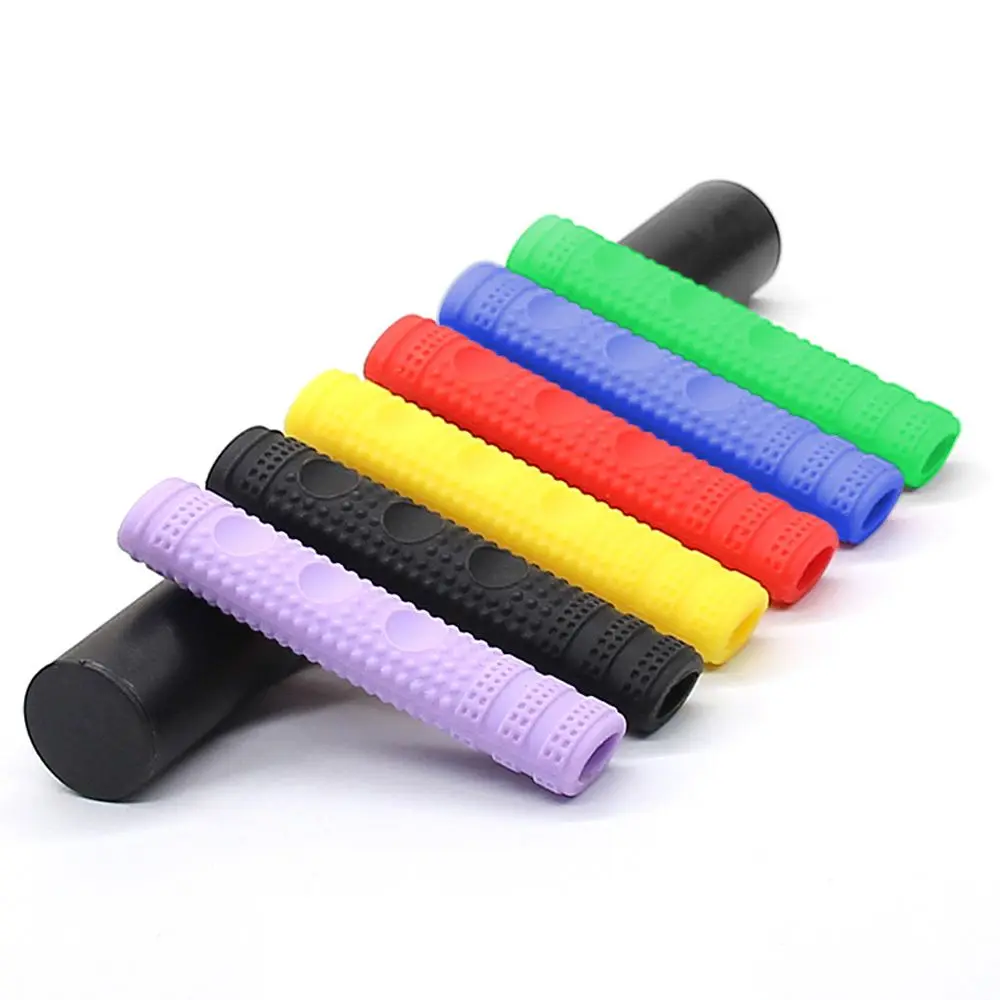 Cubierta de palanca de freno antideslizante, empuñaduras de bicicleta Multicolor, cubierta protectora de silicona, accesorios para bicicleta de montaña MTB - imagen 4