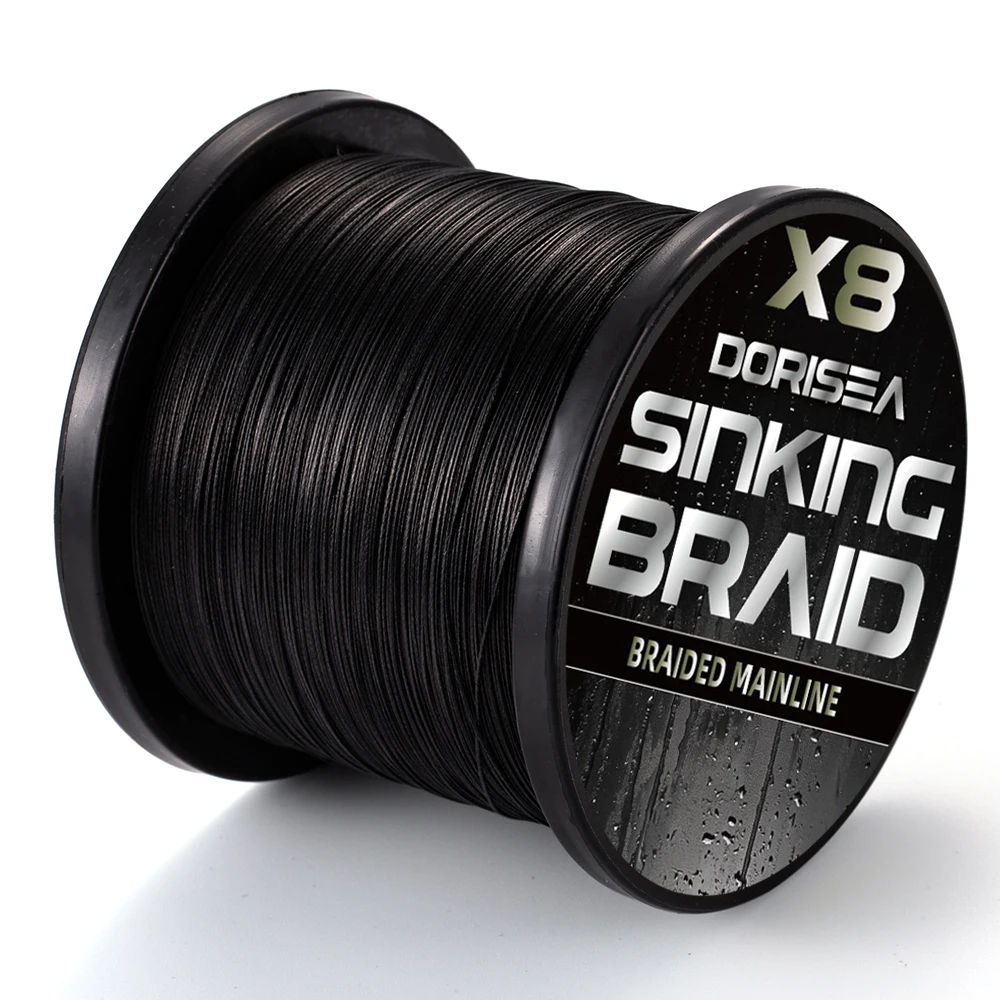 DORISEA X8 + 1 hebras trenza hundida 100% hilo de pescar de PE trenzado alambre de pesca multifilamnet pesca de carpa 100m 300m 500m 1000m - imagen 3