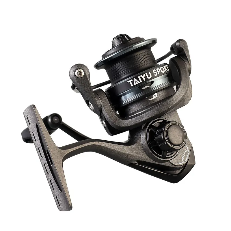 Carrete de pesca ligero serie 1000, carretes giratorios, arrastre máximo de 5KG, relación de engranaje 6,2: 1, carrete de repuesto de Metal, carrete de agua salada, accesorios de pesca - imagen 4