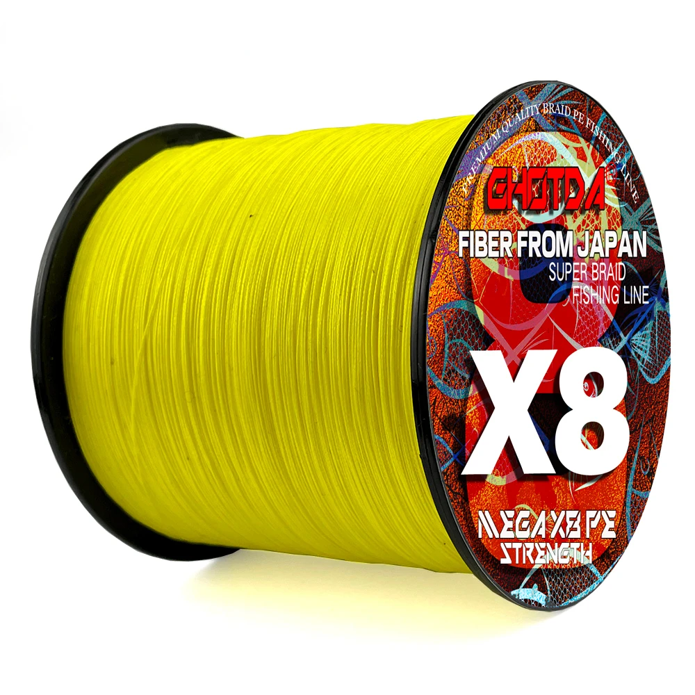 Línea de pesca trenzada Premium Super x-wire X8 de 8 hebras, líder en lubina, multifilamento, 18-78LB, 0,14mm-0,5mm, 300M-1000M - imagen 3