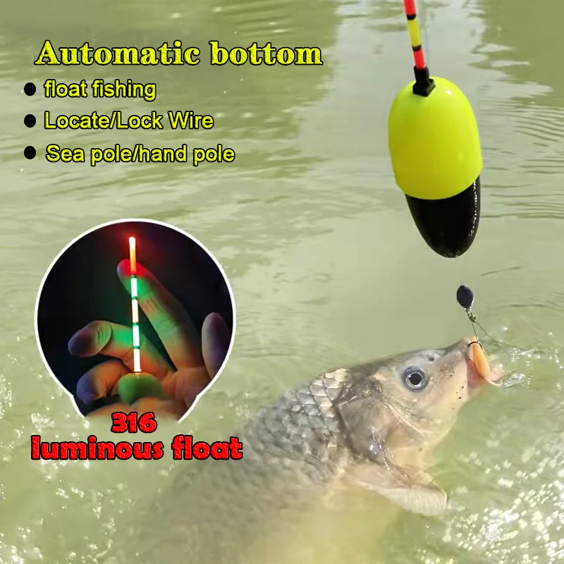 Flotador de pesca electrónico LED de fondo automático, accesorios de aparejos, artefacto de pesca rápido portátil + dispositivo de pesca de línea, novedad de 2024 - imagen 5