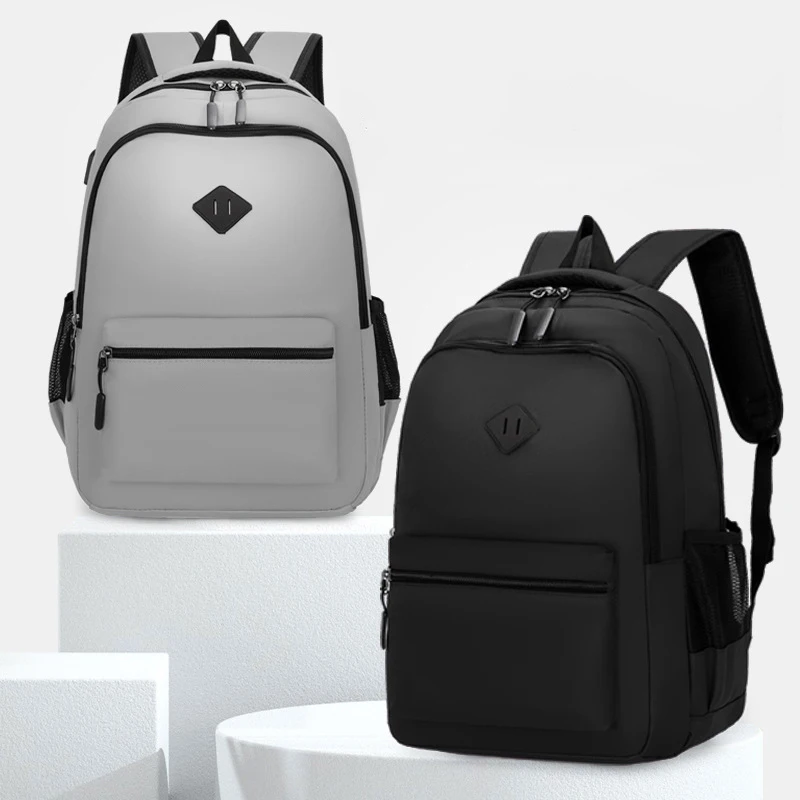 Lawaia Mochilas impermeables para ordenador portátil de negocios, mochila de viaje para hombre de 35x29x17, mochila universitaria con puerto USB, mochilas para hombres y mujeres - imagen 4