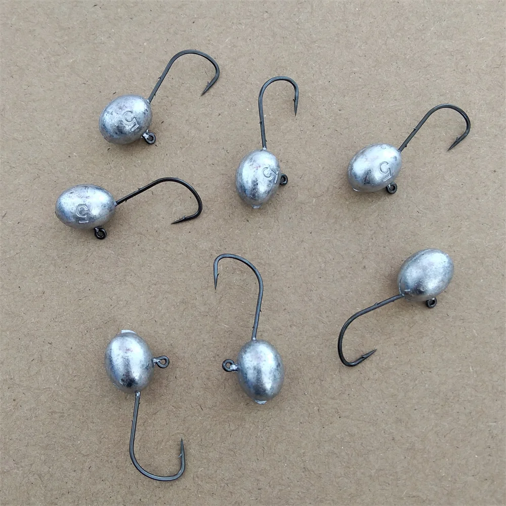 Swolfy Micro Jig Head para agua salada - anzuelo ángulo agudo con púas - imagen 5