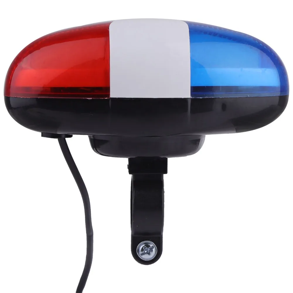 Luz fuerte de 6 luces LED para bicicleta, bocina para ciclismo, 4 melodías, luz de seguridad impermeable para bicicleta, bocina para bicicleta, accesorios para ciclismo - imagen 2