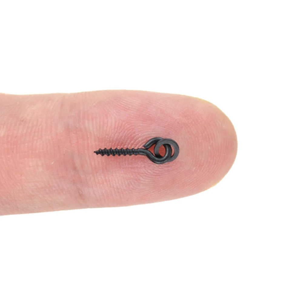 Tornillo de Boilie de pesca de carpa con anillo sólido, herramienta de cebo Chod Rigs, aparejos de pesca AS001, 20 piezas - imagen 3