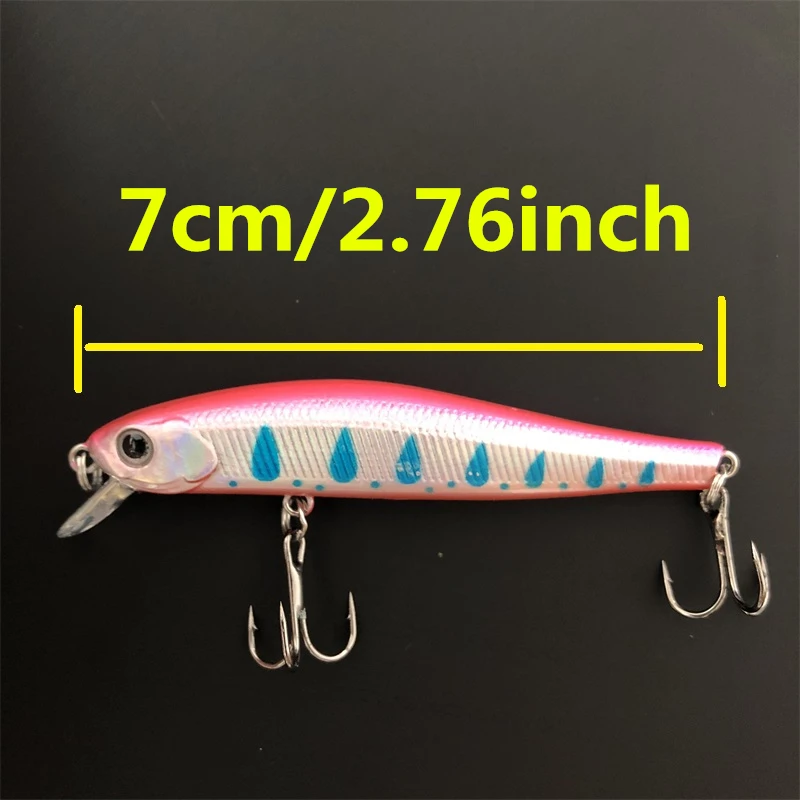 LURETVZIP mismo estilo sumergido Mino BAITS Rigger 70s/5g Stream Mandarin Fish Roadbait 9075 - imagen 5