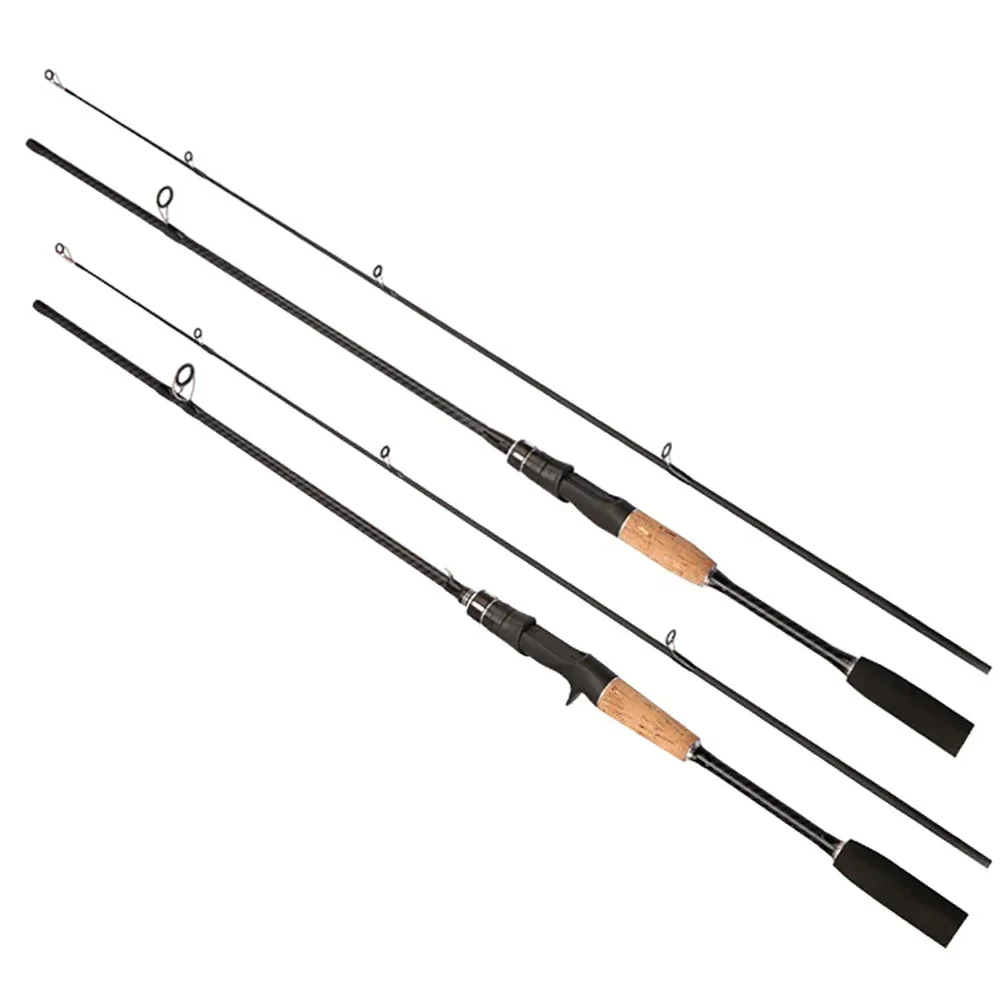 1,65/1,8 M Spinning Cast/Pesca Combo 2 Secciones Cebo Wt. Caña de carbono ultraligera de 8-25g, relación de engranaje 7,2: 1, carrete de pesca, Kit de pesca - imagen 4