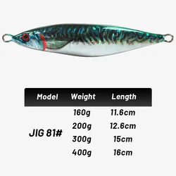 J81 Teaser – Señuelo metálico slow sinking
