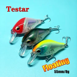 Testar Señuelos Minnow Wobbler – Crankbait flotante para río pequeño