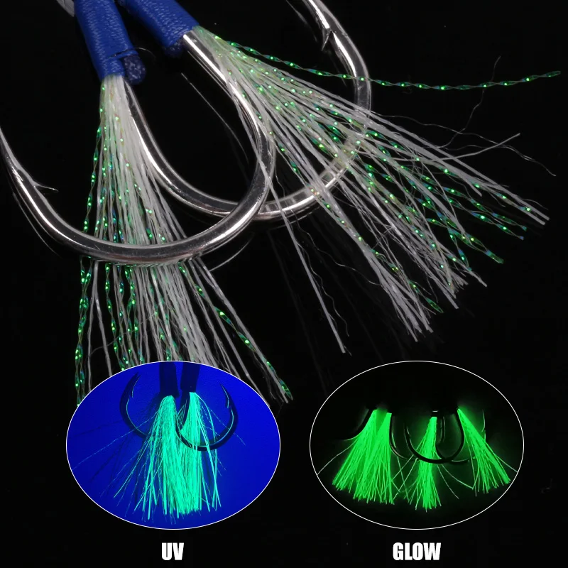 OBSESSION HK030 2 unids/bolsa 2/0 3/0 4/0 5/0 7/0 anzuelo de pesca de alto carbono agua salada anzuelos de ayuda de plantilla lenta accesorios de pesca de mar - imagen 5