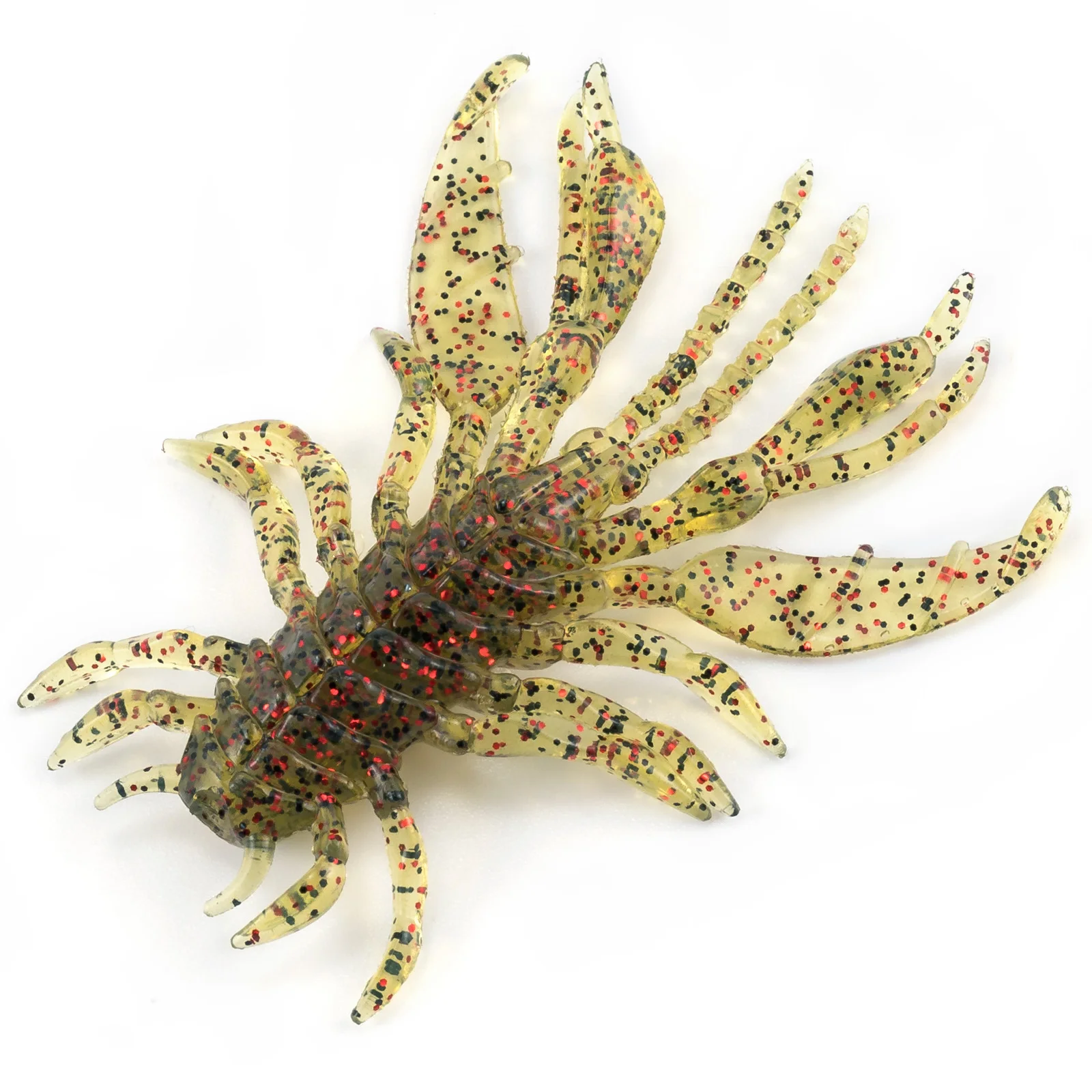 Señuelo de plástico blando de 4 piezas, cebo de silicona sin Weedless, gusano de 65mm/4,5g, para pesca de camarones, Wobbler, trucha lubina de agua salada - imagen 3