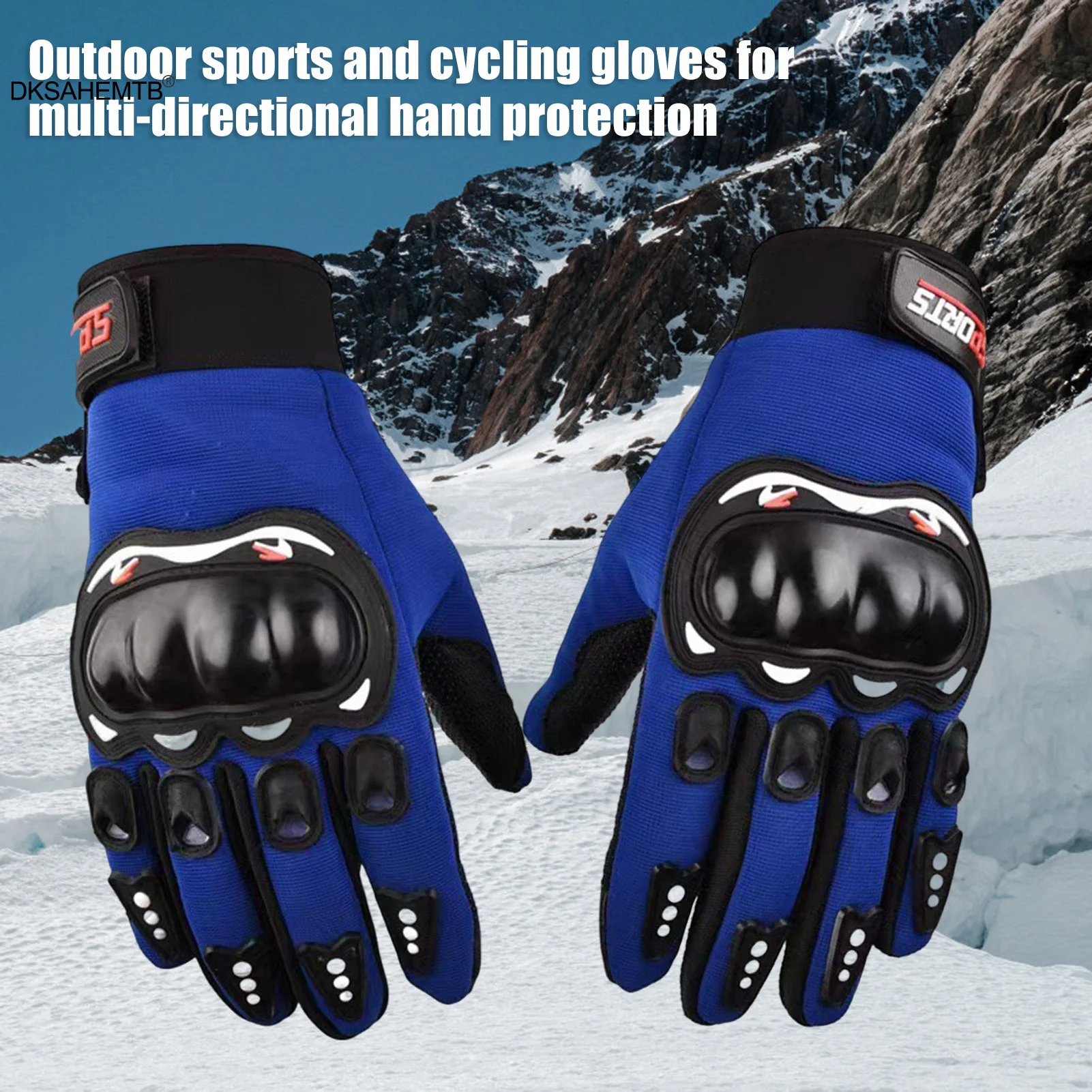 Guantes de moto con protecciones rígidas y pantalla táctil - imagen 2