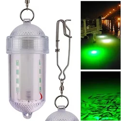 Luz de pesca WEIHE, lámpara LED luminosa impermeable para pesca submarina, luz de pesca de aguas profundas, lámpara multicolor de alto brillo