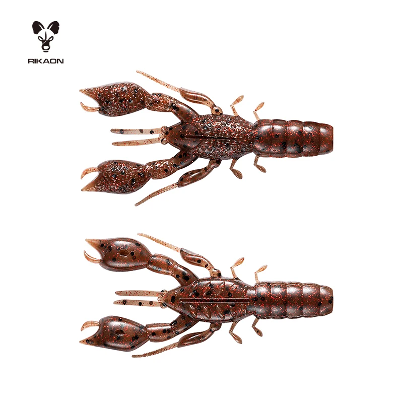 Boxeo Craw 7 unids/bolsa 2,8 pulgadas 5,2G señuelo camarones cebo de cangrejo suave cebo falso pesca Texas plomo gancho lubina con atrayente de peces - imagen 4