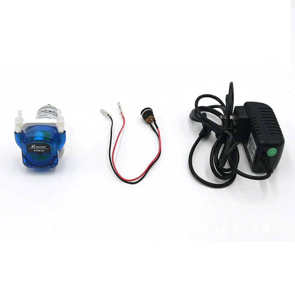 Bomba dosificadora peristáltica pequeña de 12V y 24V CC, Micro bomba de agua líquida silenciosa autocebante, tubo BPT para laboratorio, bomba de 12V CC - imagen 5