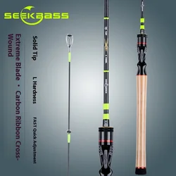 Poste giratorio SEEKBASS LURE de un solo polo para carpa y lubina