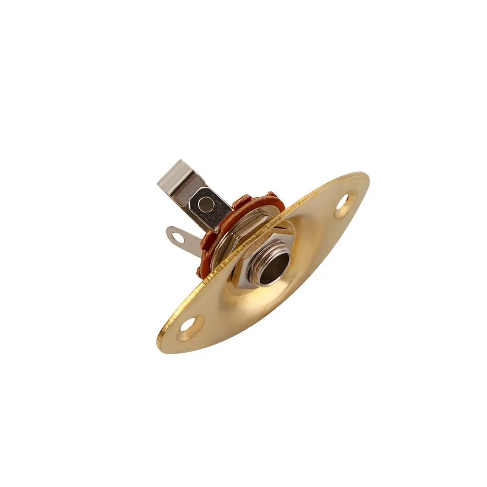 Instrumentos, piezas de guitarra eléctrica de Metal, placa y tornillos de repuesto para guitarra, salida de Audio, toma de salida estéreo - imagen 3