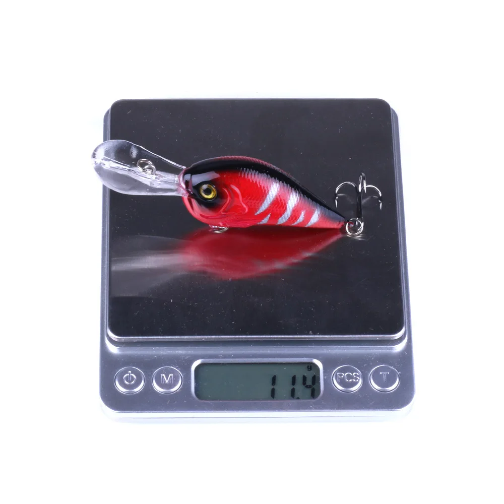 Señuelo De Pesca De manivela piezas, Wobbler, 11g, 11cm, Isca Minnow, Artificial, Crankbait, Leurre De Lucio, aparejos De Pesca De curricán - imagen 4