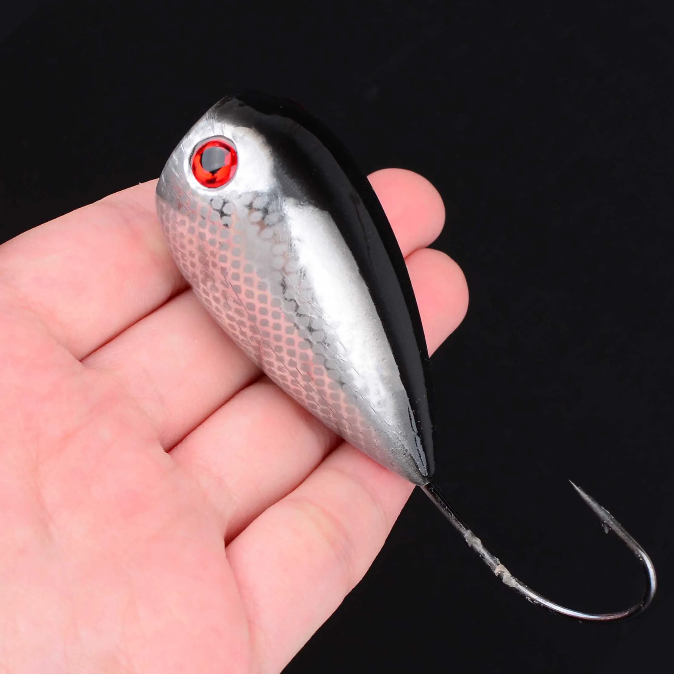 Señuelo Popper de Plástico Duro – Artificial de superficie con anzuelo - imagen 3