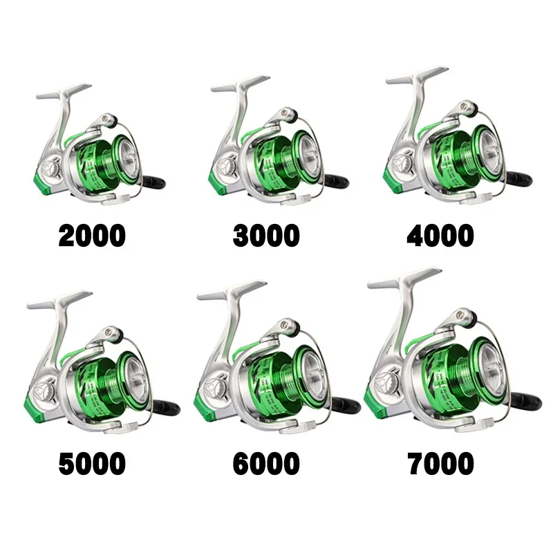 JOISBY-carrete giratorio de pesca, bobina de Metal 5,2: 1 1BB, rodamientos de bolas 2000-6000, accesorios de aparejos de mar - imagen 4