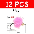 12pcs Pink