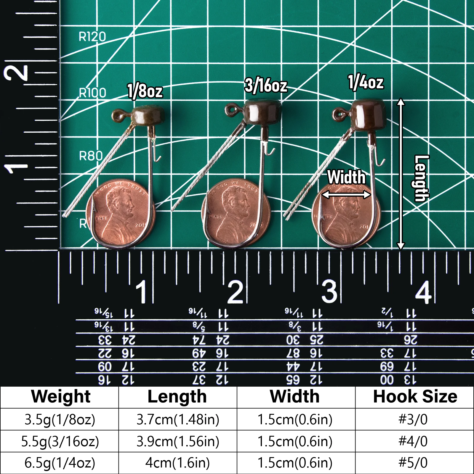 5 uds Ned Rig anzuelo con cabeza de anzuelo, cabezas de plantilla de setas sin malezas, anzuelos de pesca de lubina para señuelos blandos, Swimbaits, gusanos de agua dulce 3,5g-6,5g - imagen 2
