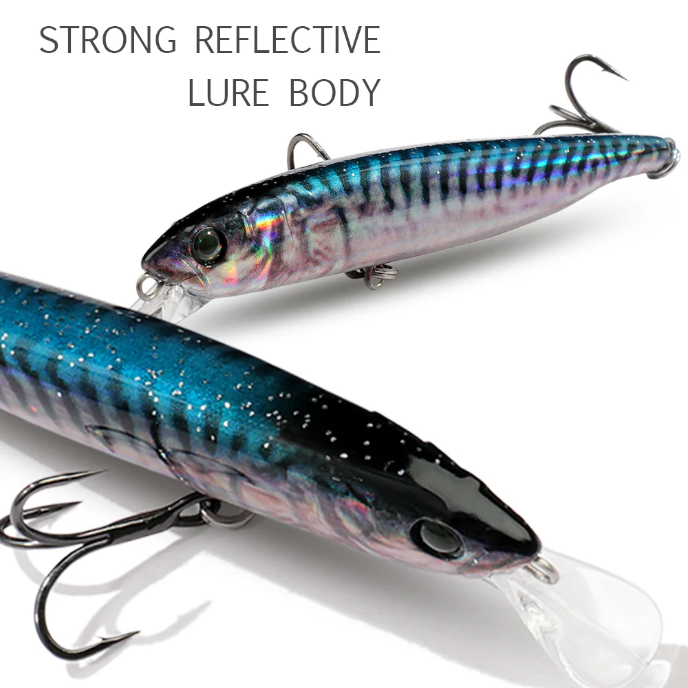 Señuelo de Pesca suspendido, 10g, 10,2 cm, anzuelos triples, Kit de Swimbait, aparejos de Pesca, sonajero Wobbler, cebo Cranbait, Jerkbaits de Pesca - imagen 4