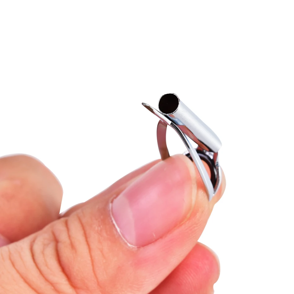 10 uds/Kit SIC CR soporte de guía superior anti-enrollado versión mejorada anillo de caña guía de reparación accesorio de caña de pescar de repuesto - imagen 4