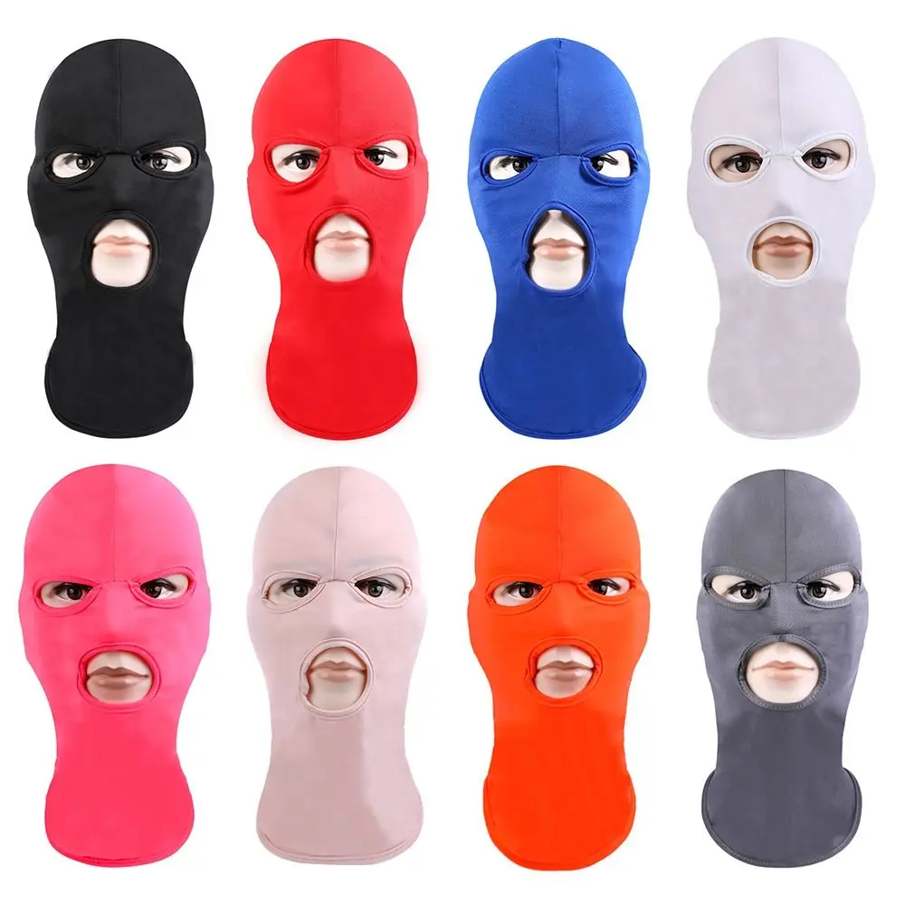 Máscara de Ciclismo de 3 agujeros, sombreros Unisex transpirables, capucha de pasamontañas para exteriores, nuevo - imagen 5
