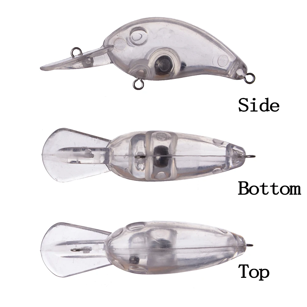 Chan'sHuang Señuelo Crankbait Transparente con Sonajero Flotante - imagen 3