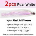 2pcs Pearl White
