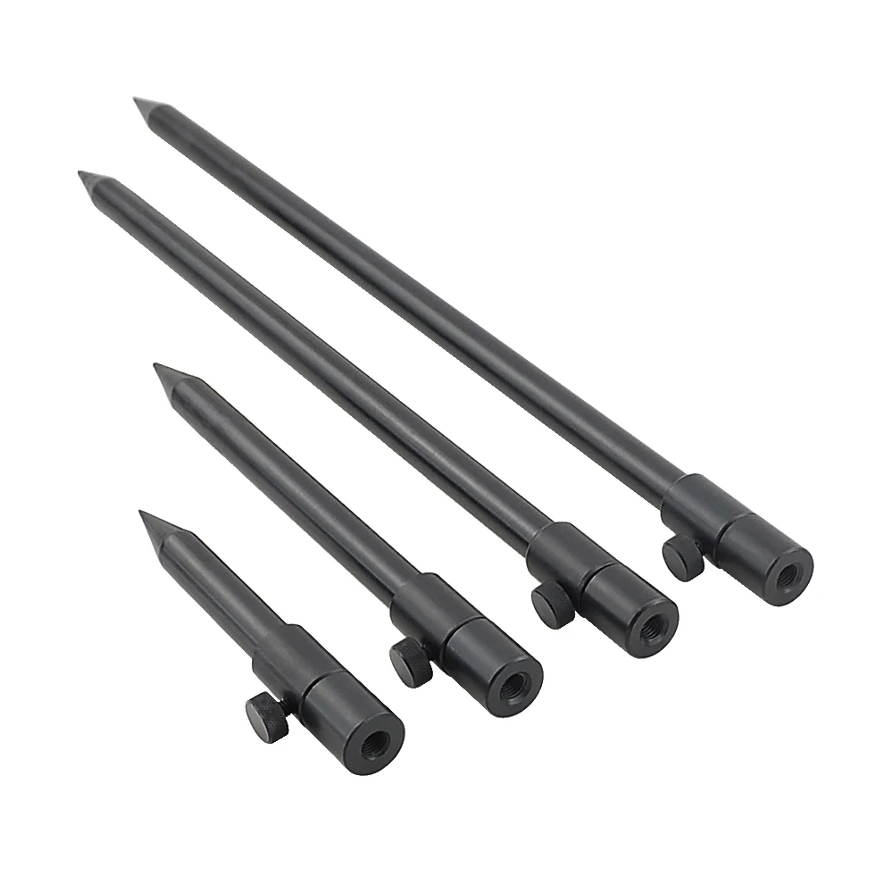 Banco de pesca de carpa – 2 varillas aluminio negro 16mm - imagen 2