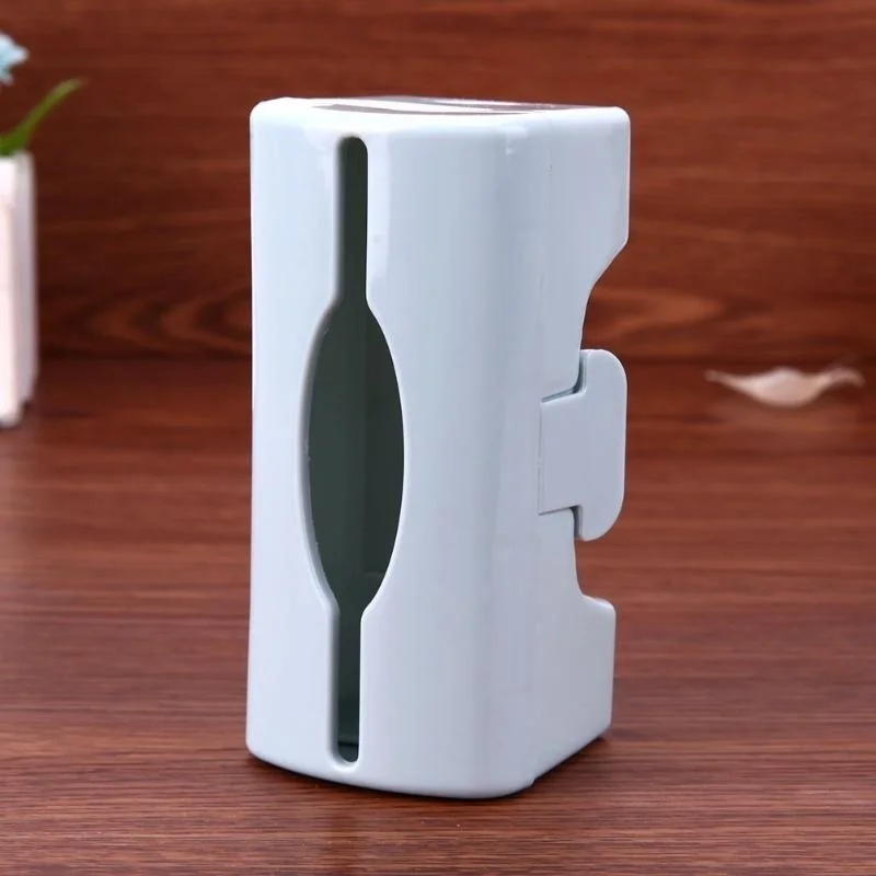 Caja de almacenamiento de acabado de bolsa de basura montada en la pared, caja de extracción de bolsa de plástico de cocina - imagen 4